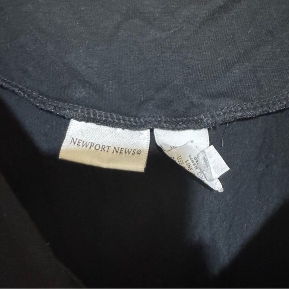 Women’s Newport News 90s Goth Witchy Black Short Sleeve Flowy Sleeves Size XL - Picture 8 of 15